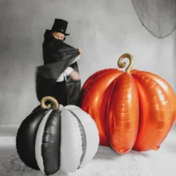 Stående Folieballong 3D Pumpa Orange