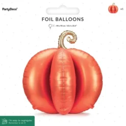 Stående Folieballong 3D Pumpa Orange