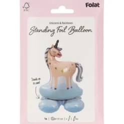 Stående Folieballong Enhörning