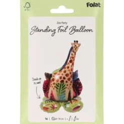Stående Folieballong Giraff