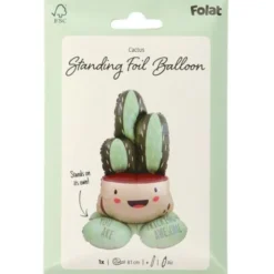 Stående Folieballong Kaktus