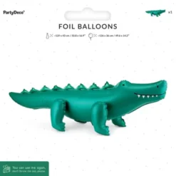 Stående Folieballong Krokodil 126 x 36 cm