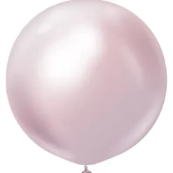 Stora Latexballonger Chrome Pink Gold (2-pack)