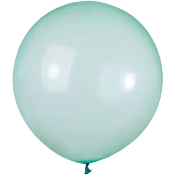 Stora Runda Gröna Rainbow Crystal Ballonger (10-pack)