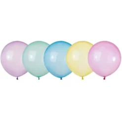 Stora Runda Rainbow Crystal Ballonger Mix (10-pack)