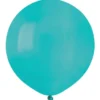 Stora Runda Turkosa Ballonger (10-pack)