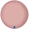 Stor Globe Folieballong Platinum Rosé