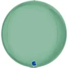 Stor Globe Folieballong Platinum Tiffany