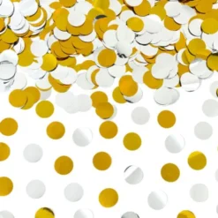 Stor Konfettikanon Guld & Silver