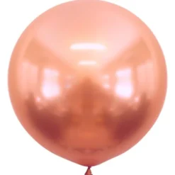 Stor Latexballong Chrome Roséguld