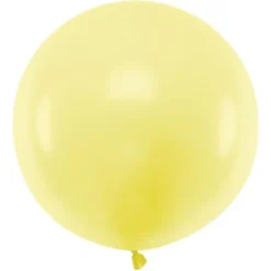 Stor Latexballong Pastellgul