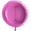 Stor Rund Folieballong Fuxia Rosa
