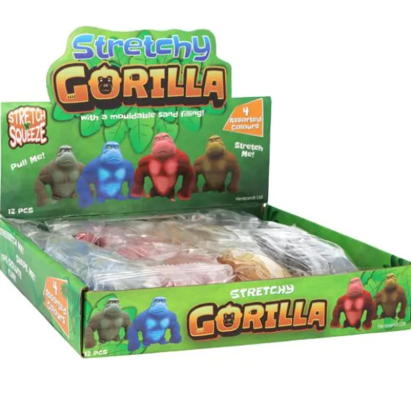 Stretchig Klämleksak Gorilla 7 cm