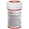 Sugarflair Karamellfärg Roséguld Matt
