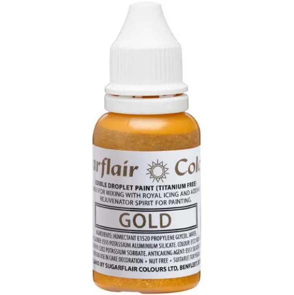 Sugarflair Ätbar Färg Guld