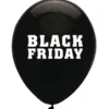 Svarta Black Friday Ballonger (10-pack)