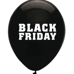 Svarta Black Friday Ballonger (10-pack)