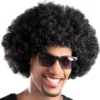 Svart Afro Peruk