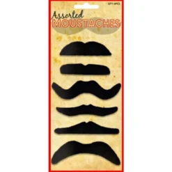 Svarta Mustascher Set