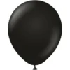 Svarta Stora Ballonger (5-pack)