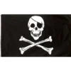 Svart Piratflagga