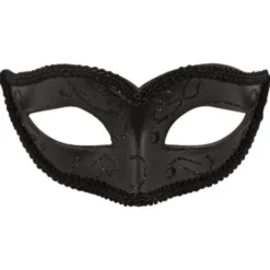 Svart Teatermask