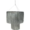 Takdekoration Silverfolie Fransar 50 cm