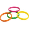 80-tals Armband Neonfärgade
