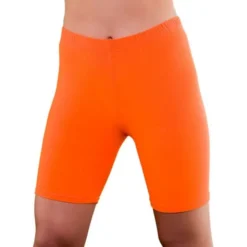 80-tals Cykelbyxor Neon Orange Medium/Large (Medium/Large)