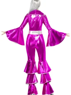 70-tals Dancing Queen Rosa Maskeraddräkt Medium (Medium (40-42))