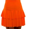 80-tals Disco Kjol Neonorange (Small)