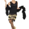 20-tals Flapperklänning Maskeraddräkt (Small (36-38))
