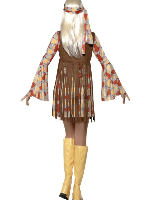 70-tals Hippie Maskeraddräkt Medium (Medium (40-42))