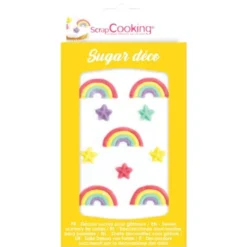 Ätbara Dekorationer Regnbågar ScrapCooking