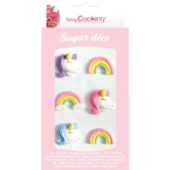 Ätbara Dekorationer Unicorn ScrapCooking