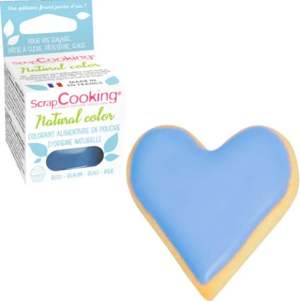 Ätbar Pulverfärg Blå ScrapCooking