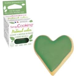 Ätbar Pulverfärg Grön ScrapCooking