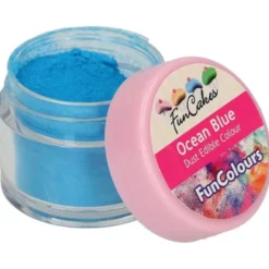 Ätbar Pulverfärg Ocean Blue