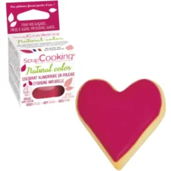 Ätbar Pulverfärg Rosa/Röd ScrapCooking