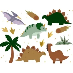 Temporära Tatueringar Dinosaurie 33-pack