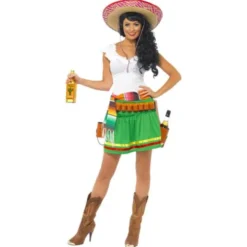 Tequila Shooter Girl Maskeraddräkt (X-Small (32-34))