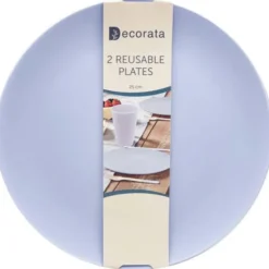 Återanvändbara Tallrikar Lilac Decorata