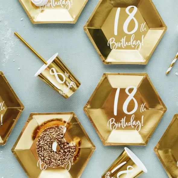 18th Birthday Muggar Guld