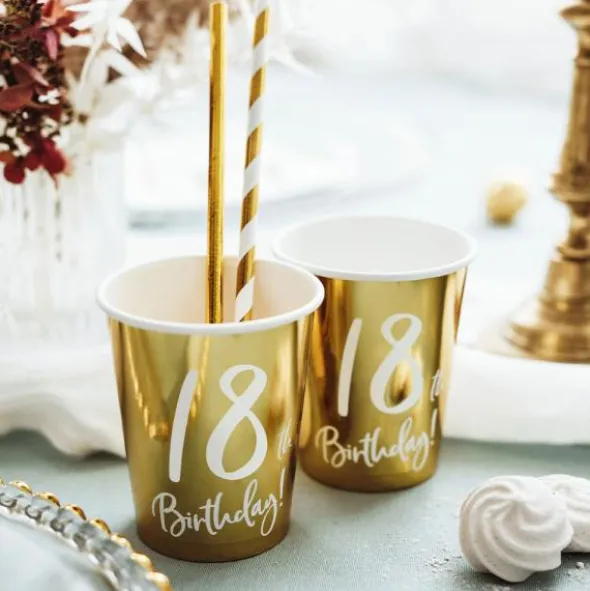 18th Birthday Muggar Guld
