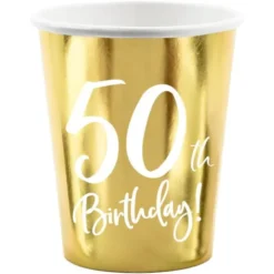 50th Birthday Muggar Guld