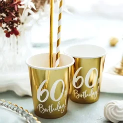 60th Birthday Muggar Guld
