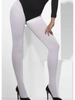 Tights Ogenomskinlig Vit