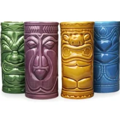Tiki Muggar 4-pack