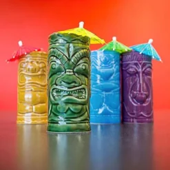 Tiki Muggar 4-pack