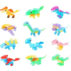 Transparenta Byggklossar Dinosaurie 3+ år